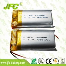 Medical product battery JFC102040 3.7V 850mAh