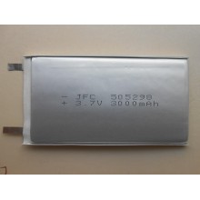 3.7V 3000mAh lithium polymer battery JFC505298