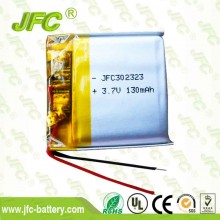 3.7V Polymer battery JFC302323 130mAh