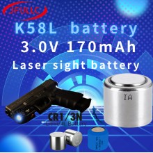 K58l battery 3.0V  170mAh CR1/3N  DL1/3N