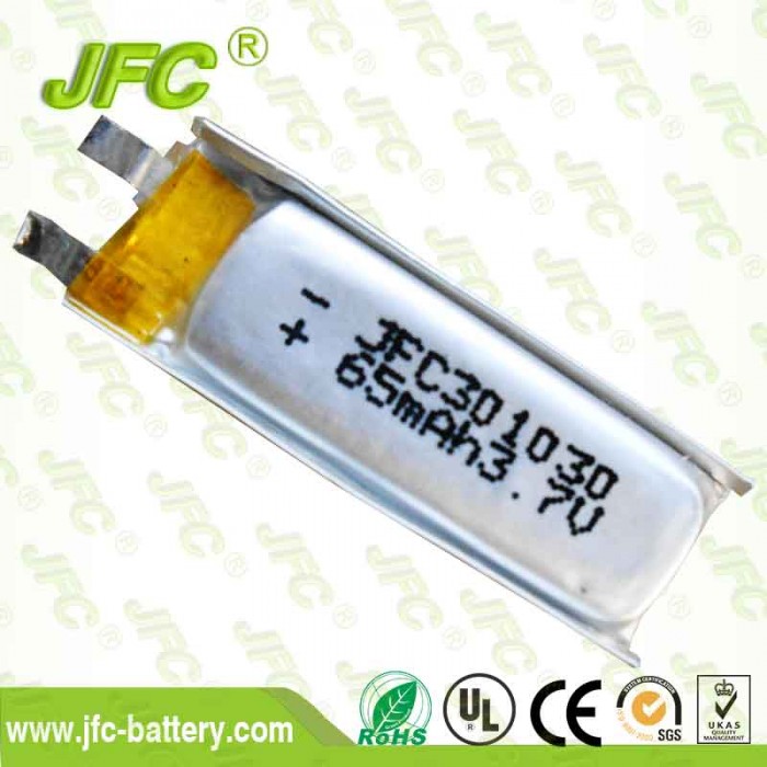 Laser pen battery 301030 3.7V 60mAh/Bluetooth battery