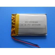 JFC 453048 3.7V 600mAh, lithium polymer with wire