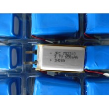 Customized Hot Selling Lithium Battery for Smart Thermometer JFC752240 500mAh 3.7V Rechargeable Lipo Battery 